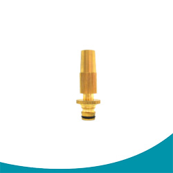 brass garden nozzle with quick connector