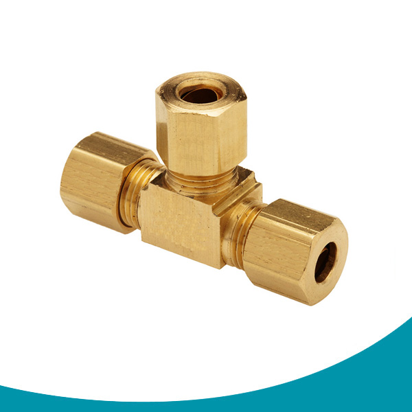 compression fittings barstock tee